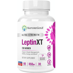 NatureGenX LeptinXT Leptin Supplements Weight Loss for Women Healthy Fat Burner