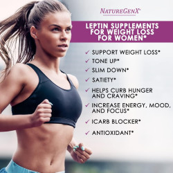 NatureGenX LeptinXT Leptin Supplements Weight Loss for Women Healthy Fat Burner