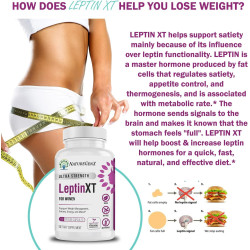 NatureGenX LeptinXT Leptin Supplements Weight Loss for Women Healthy Fat Burner