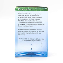 Cliradex Natural Eyelash Eyelid Cleanser Facial Cleansing Towelettes Wipes Tea Tree Oil
