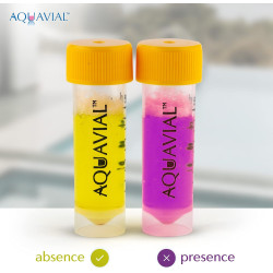 AquaVial Water Testing Kit 2 Pack E Coli and Coliform Water Test Kit for Drinking Water Pool Pond Lake Well Water Quality Bacter