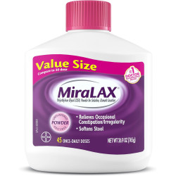 MiraLAX Laxative Powder Osmotic Gentle Constipation Relief