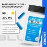 Zantrex Blue Weight Loss Supplement Pills Dietary Energy Boost Calorie Burn Appetite Control