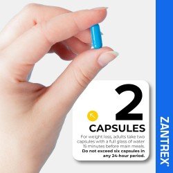 Zantrex Blue Weight Loss Supplement Pills Dietary Energy Boost Calorie Burn Appetite Control