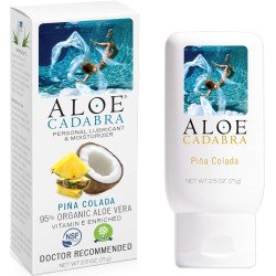 Aloe Cadabra Organic Flavored Personal Lubricant Gel Vaginal Moisturizer Natural