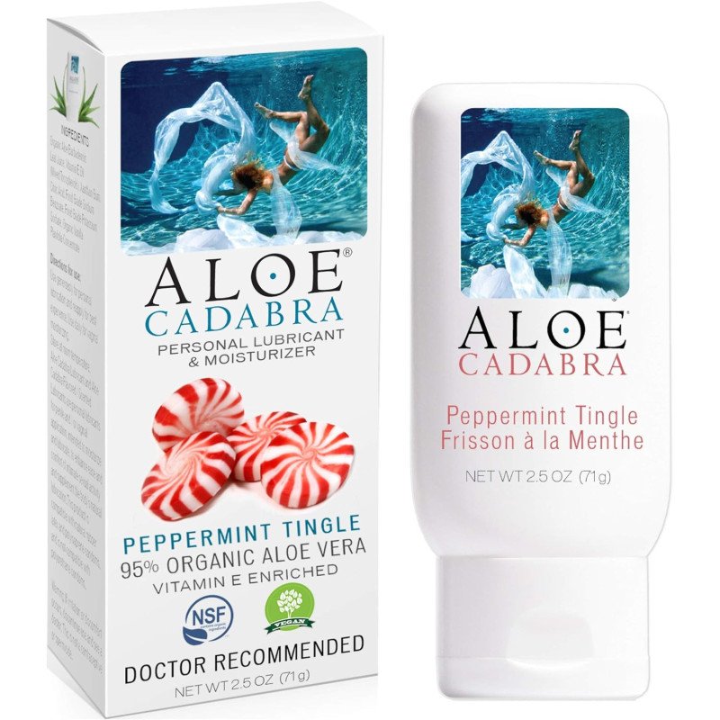 Aloe Cadabra Organic Flavored Personal Lubricant Gel Vaginal Moisturizer Natural