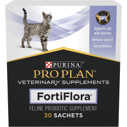 Purina FortiFlora Cat Probiotic Powder Supplement Pro Plan Veterinary Supplements Probiotic Cat Supplement