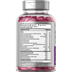 Horbäach Hair Skin and Nails Vitamins  with Biotin Collagen Argan Oil Coconut Oil 300 Softgels Non-GMO Gluten Free Supplement